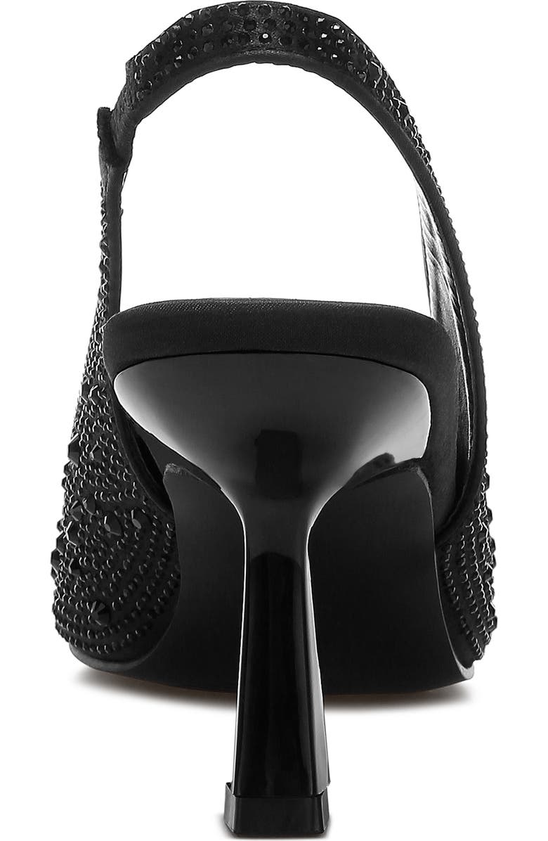 LONDON RAG Ararki Crystal Slingback Pump, Alternate, color, Black