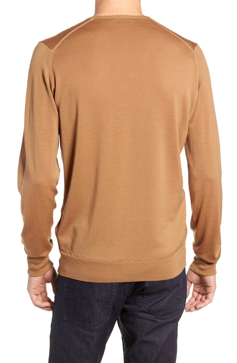 John Smedley 'Bobby' Easy Fit V Neck Wool Sweater, Alternate, color,
