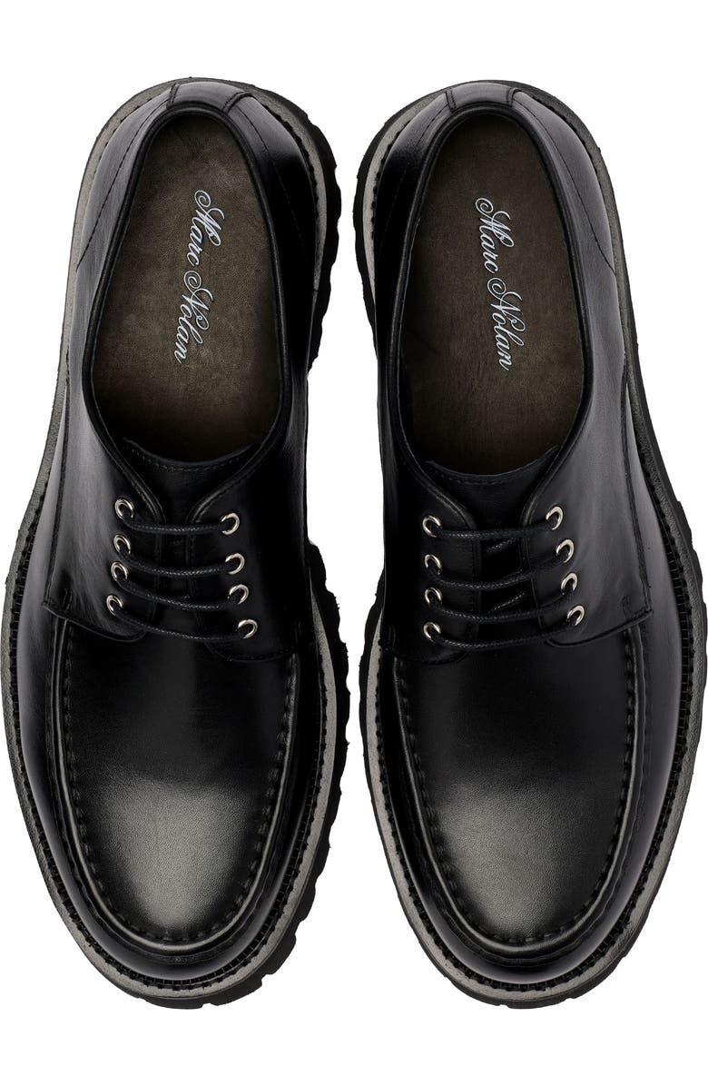 MARC NOLAN Luca Lug Sole Derby, Alternate, color, Black