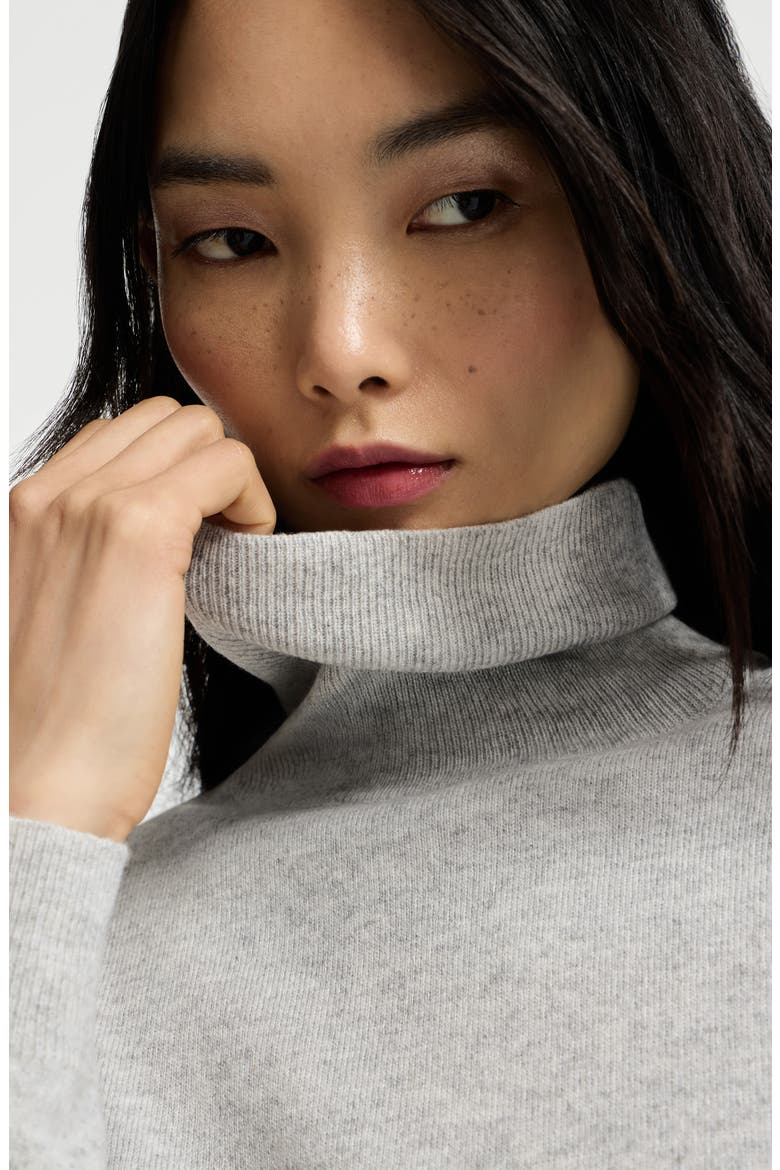 Cashmere sweater with monili, Alternate, color, Pebble