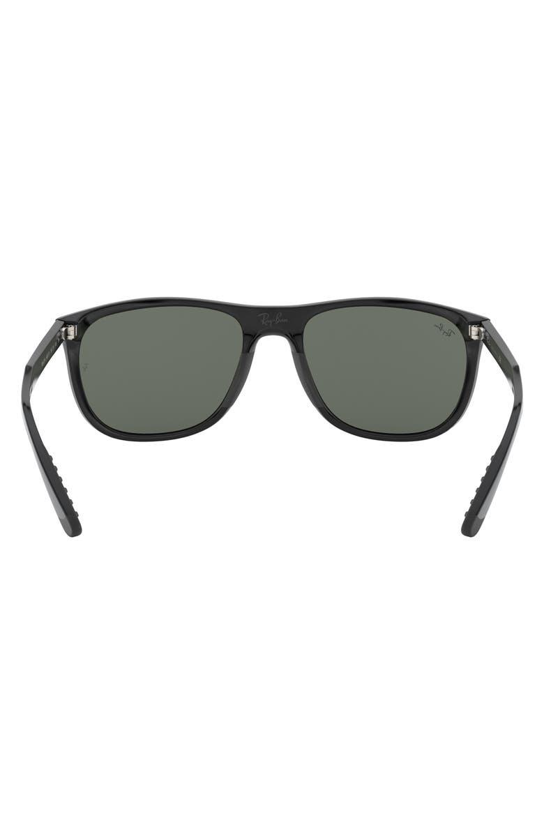 Ray-Ban 58mm Square Sunglasses, Alternate, color, Black