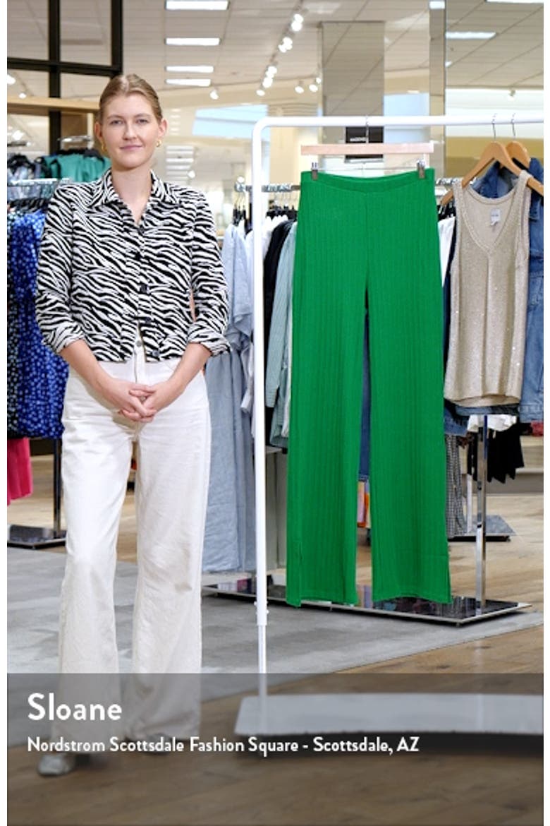 Open Stitch Sweater Pants video