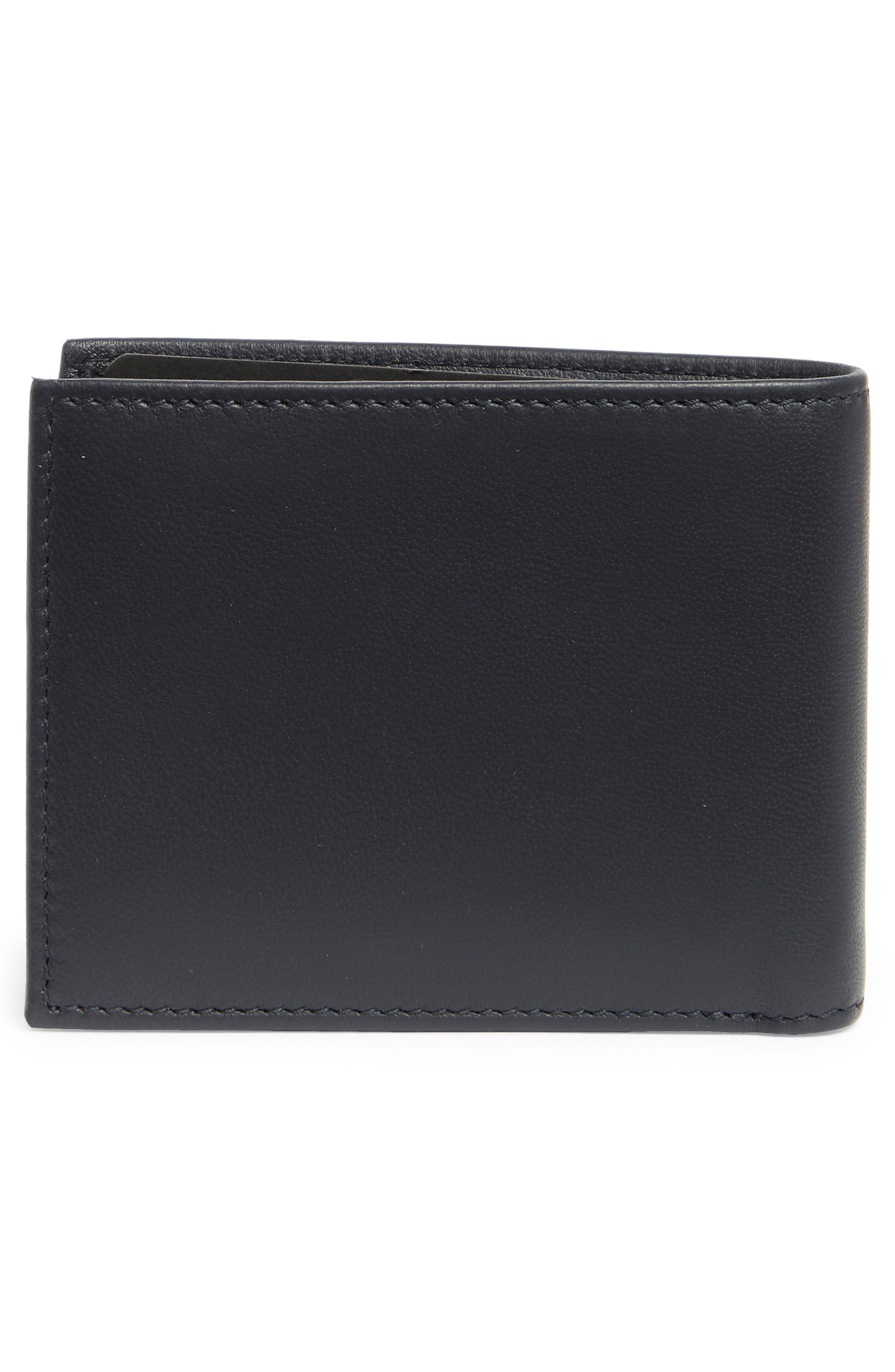 BOSS Laslo Debossed Logo Leather Wallet