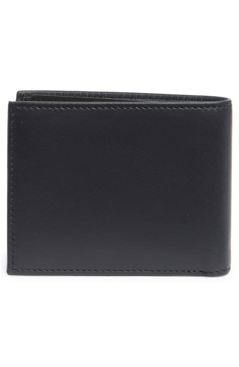 Laslo Debossed Logo Leather Wallet