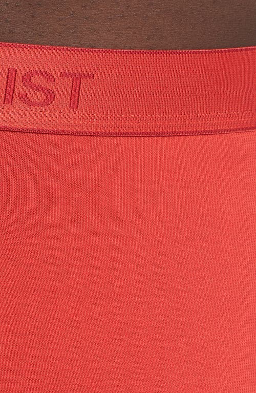 2(x)ist 3-pack Cotton Boxer Briefs In Black/charcoal/poppy Red