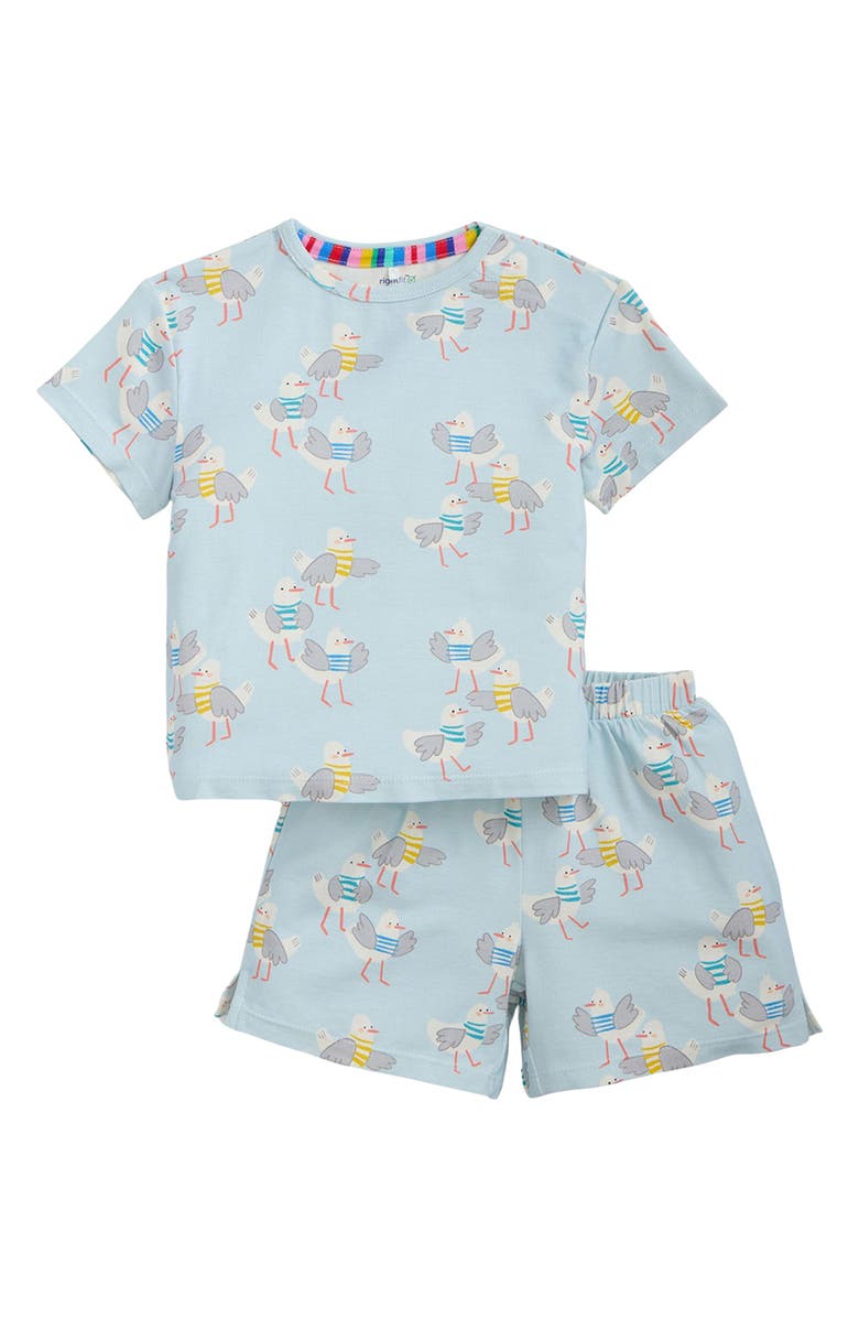 Magnetic Me Kids' Gulls Wanna Have Fun Fitted Two-Piece Pajamas, Main, color, Gulls Wanna Have Fun