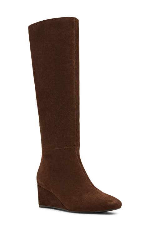 Breena Waterproof Wedge Leather Boot
