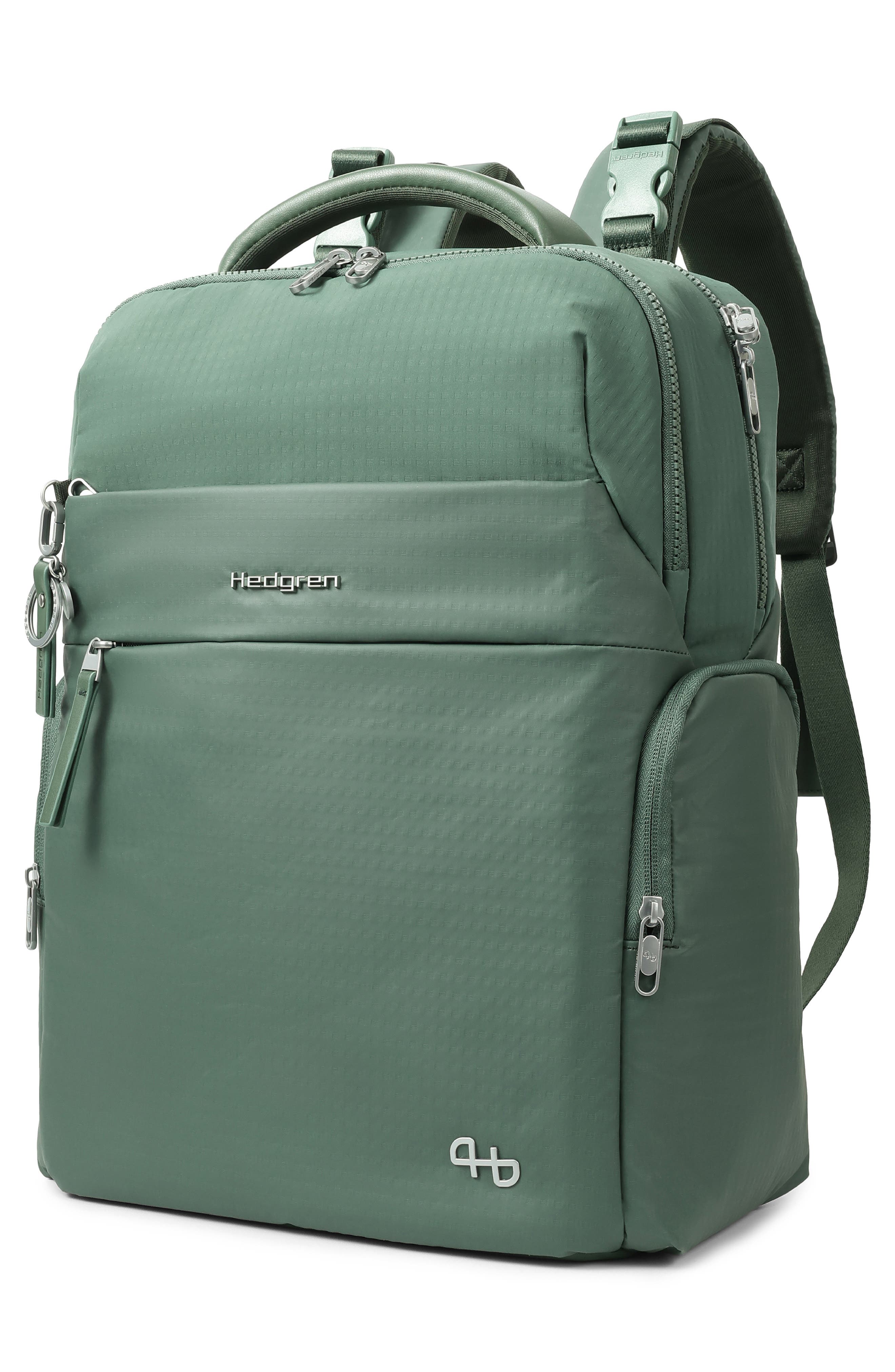 Hedgren Tsutsumi Diaper Backpack, Alternate, color, Duck Green