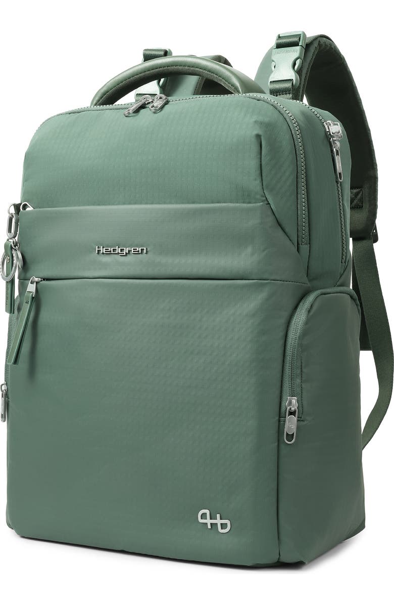 Hedgren Tsutsumi Diaper Backpack, Alternate, color, Duck Green