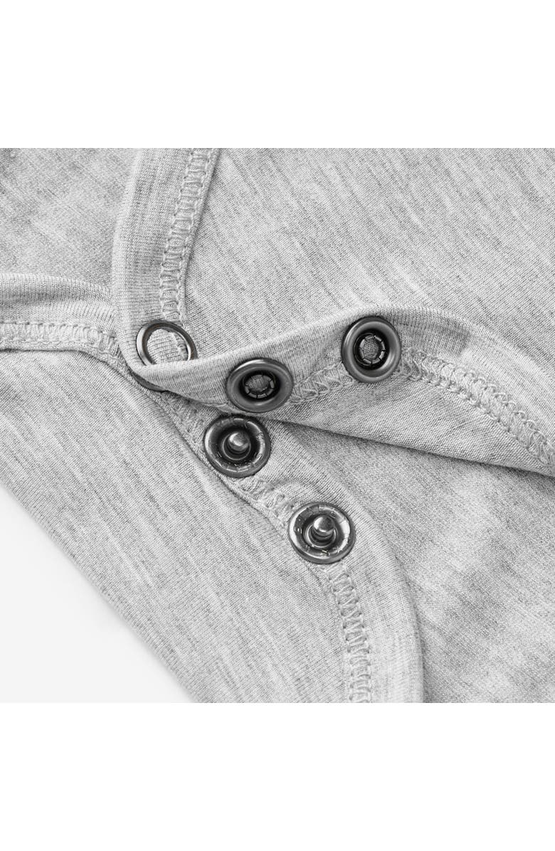 Milkbarn Luxe Solid One Piece, Alternate, color, Grey Melange