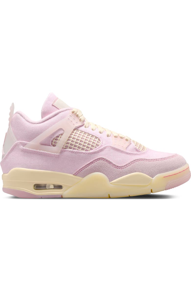 Jordan Air Jordan 4 Retro Basketball Sneaker, Alternate, color, Pearl Pink/ Iced Carmine