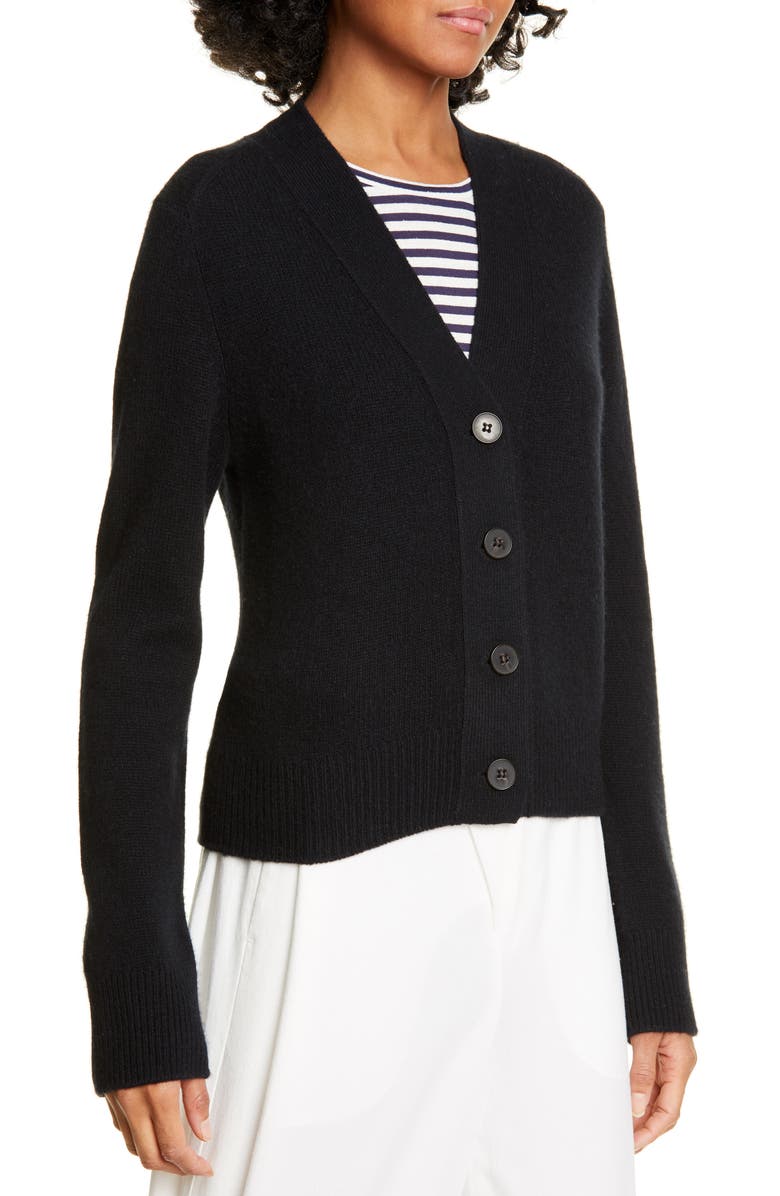 Vince Shrunken Fit Button Front Cashmere Cardigan, Alternate, color,