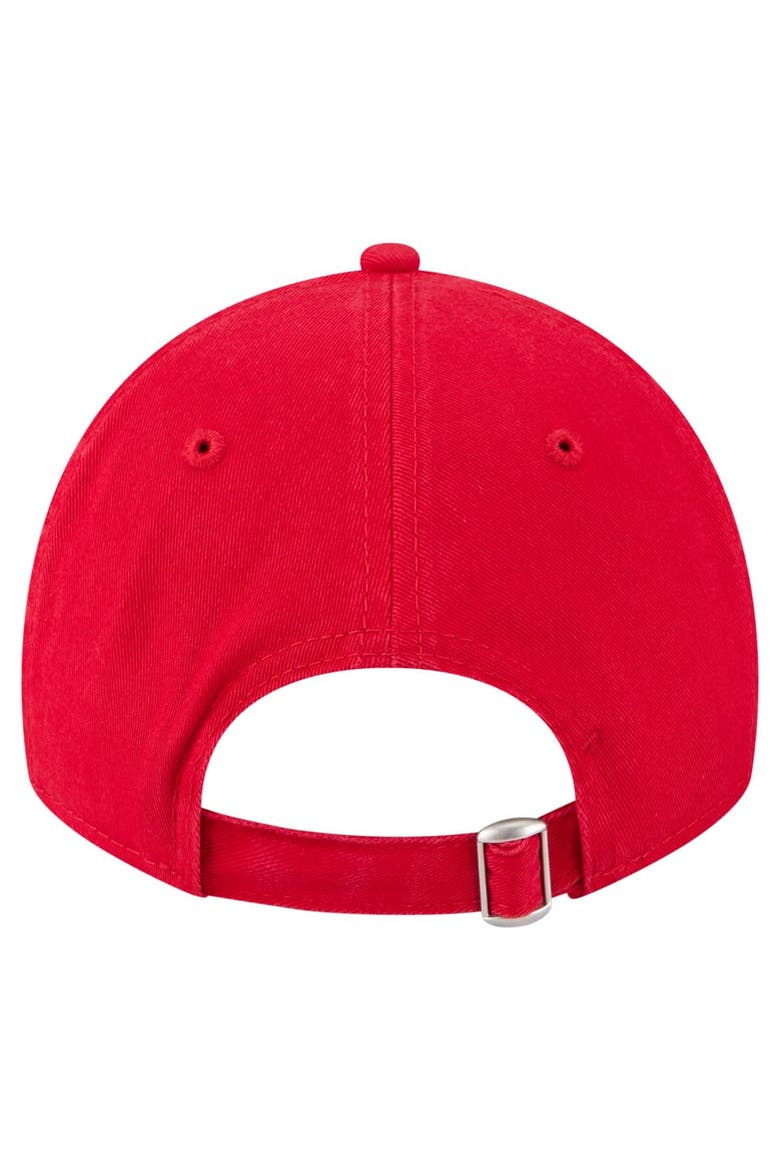 Girls Youth New Era  Scarlet San Francisco 49ers Cheer 9TWENTY Adjustable Hat, Alternate, color, Scarlet