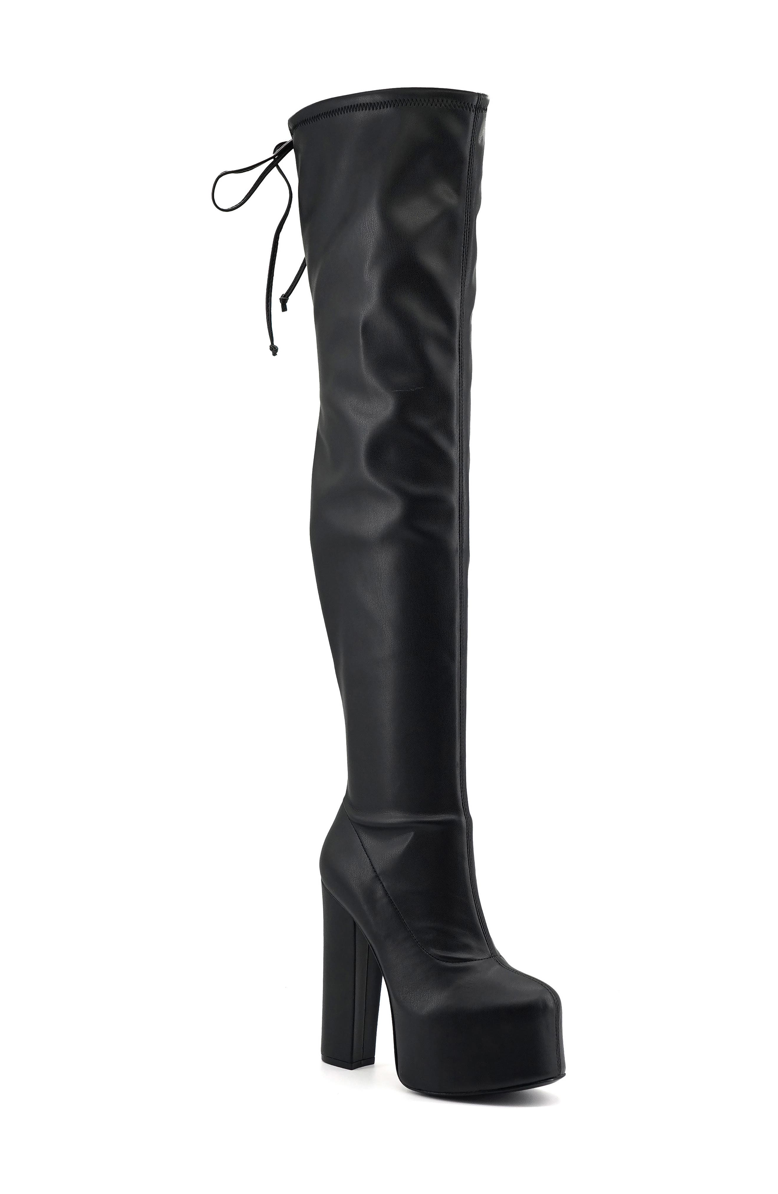 ZIGI Laia Over the Knee Platform Boot, Main, color, Black