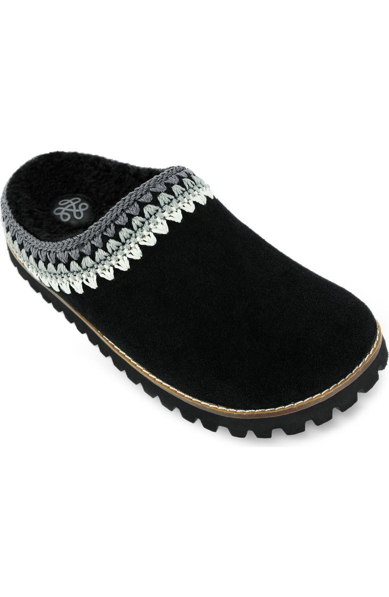 The Sak Bolinas Everyday Clog, Main, color, Black Shearling