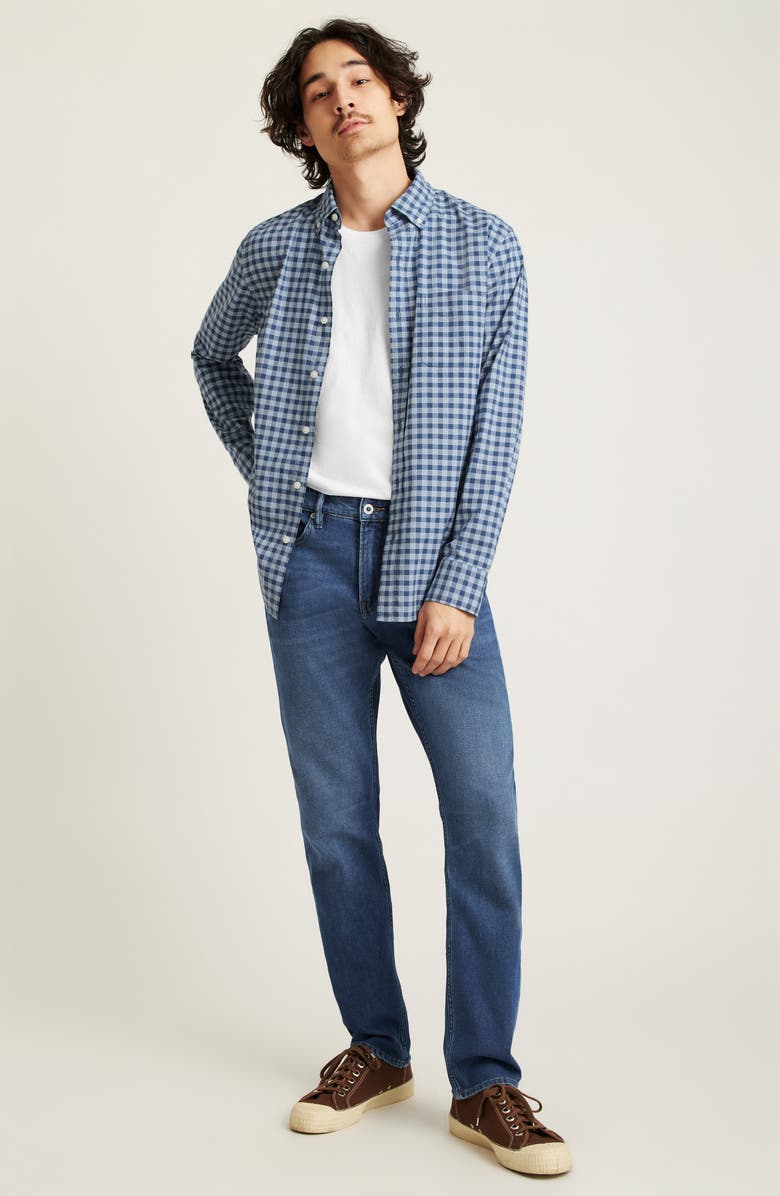 Bonobos Everyday Gingham Check Cotton Button-Down Shirt, Alternate, color, 