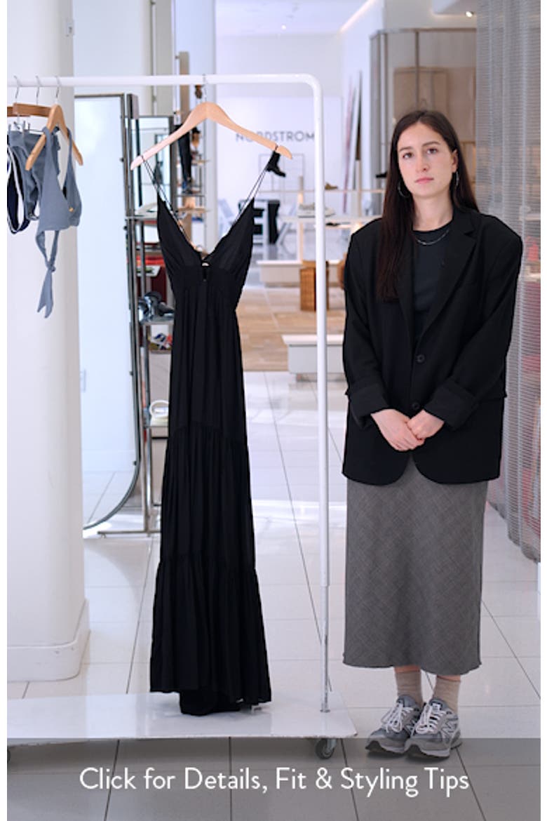 Open Back Maxi Cover-Up Dress video