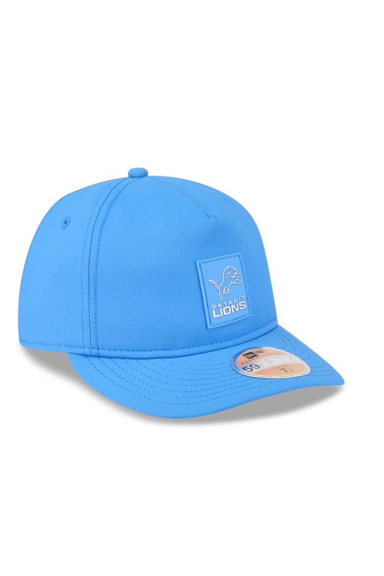 Men's New Era Blue Detroit Lions 2025 Sideline  Retro Crown 59FIFTY Fitted Hat, Alternate, color, Blue