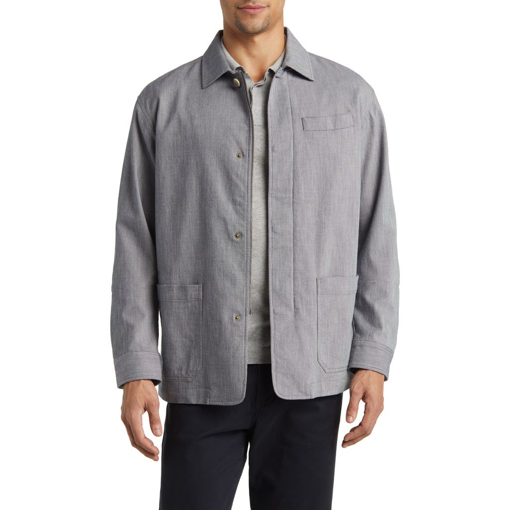 Rodd & Gunn Claverly Cotton Blend Shirt Jacket In Indigo