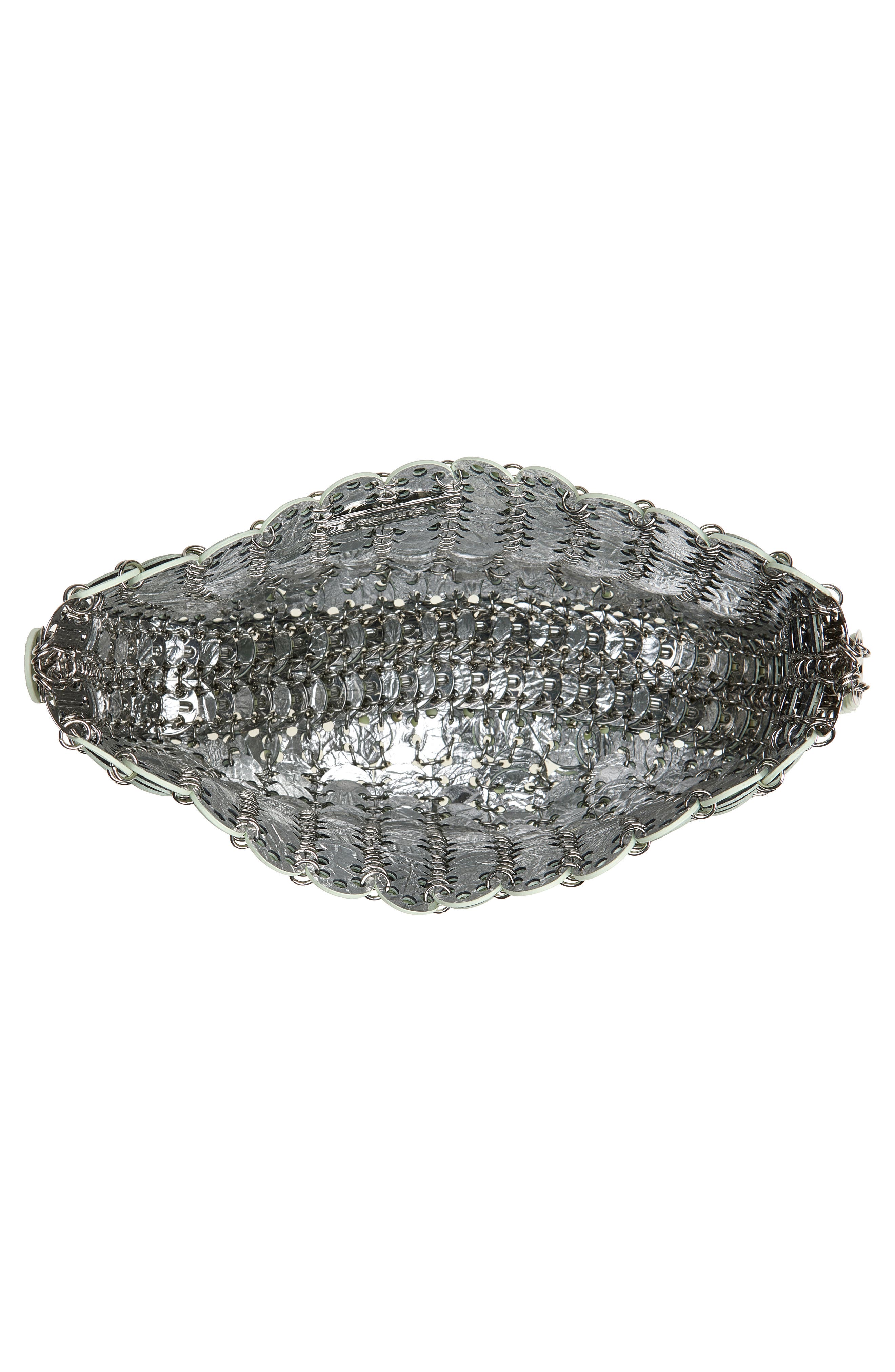 Rabanne Moon 1969 Icon Shoulder Bag, Alternate, color, Green/ Silver