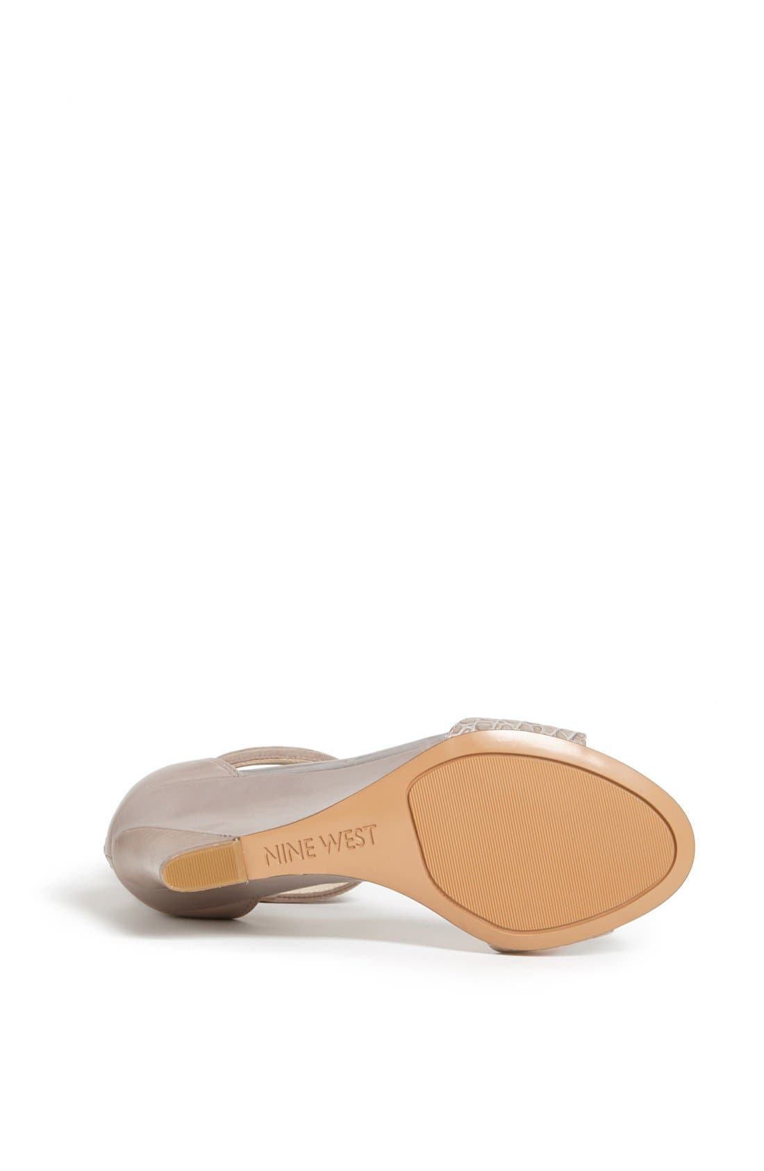 'Floriscine' Sandal, Alternate, color, TAUPE MULTI LEATHER