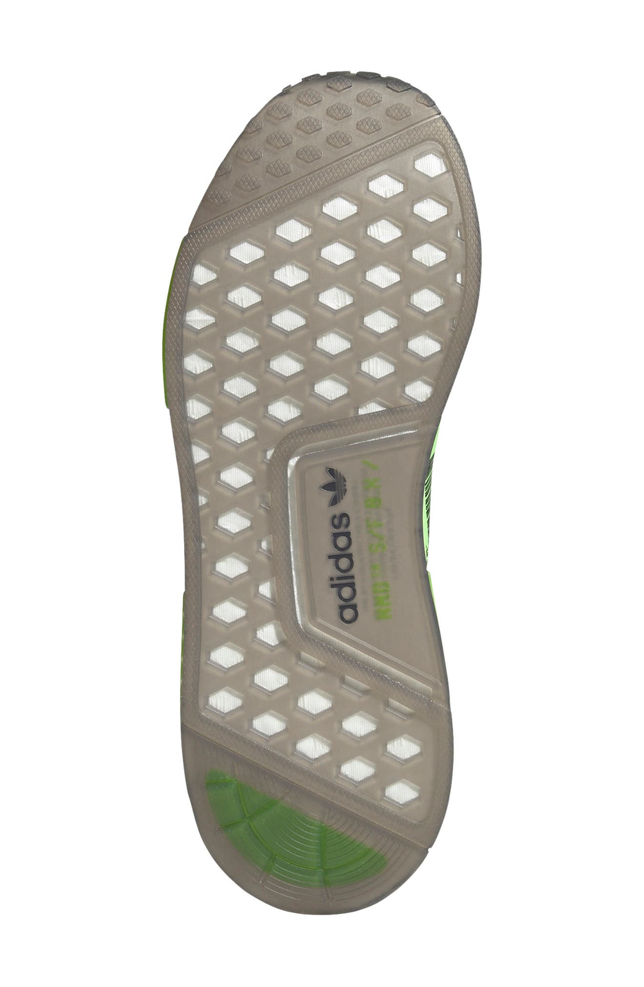 NMD R1 Spectoo Sneaker, Alternate, color, SIGNAL GREEN/ GREY / GREY