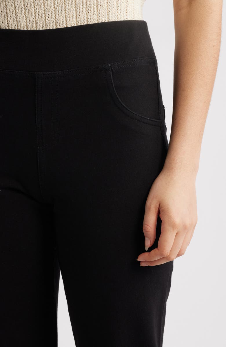 Hue Game Changing High Waist Straight Leg Denim Leggings, Alternate, color, 