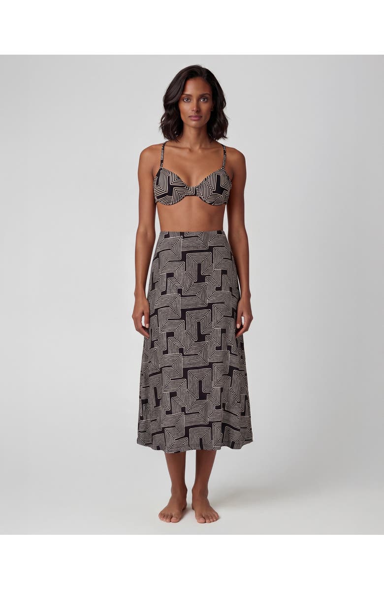 Lords of Harlech Inter Twine Womens Midi Skirt, Main, color, Inter Twine Black