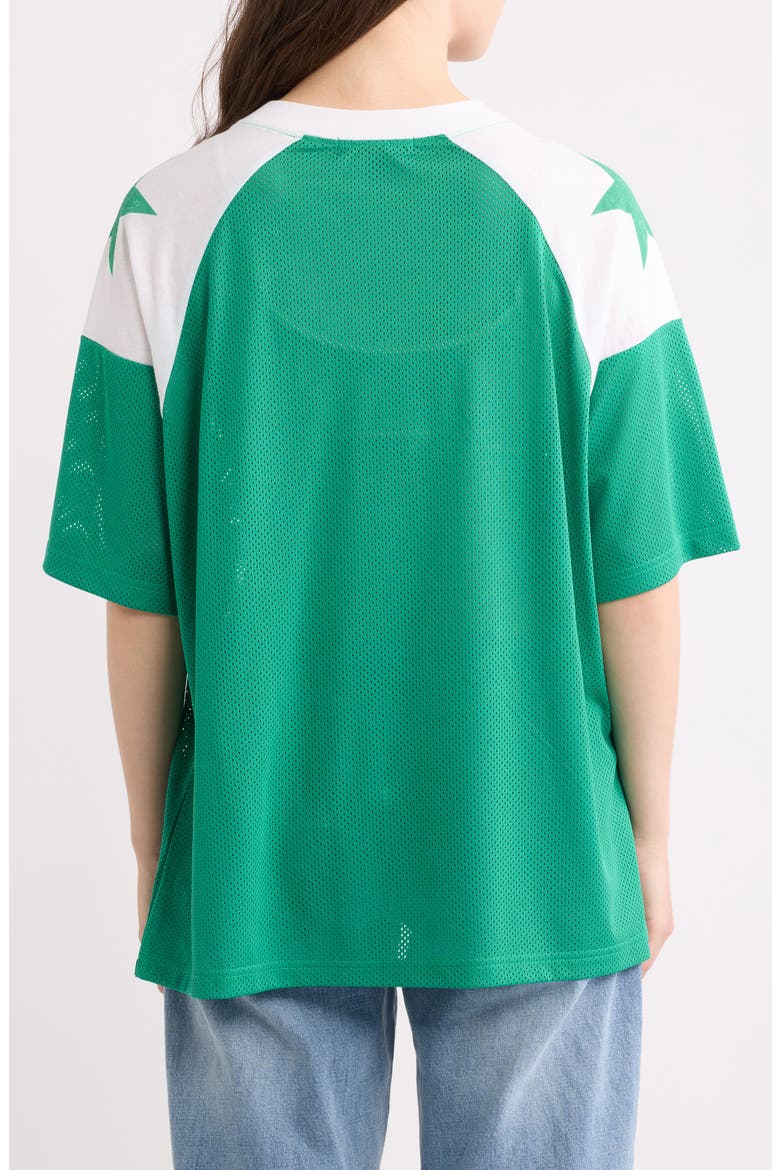Brooklyn New York City Graphic Mesh T-Shirt, Alternate, color, GREEN
