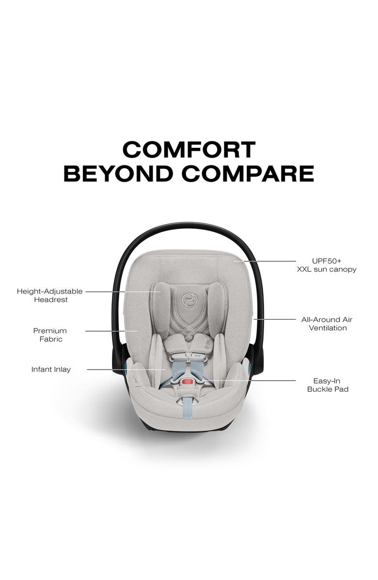 CYBEX Cloud T Infant Car Seat with Leg Load Base, Alternate, color, 