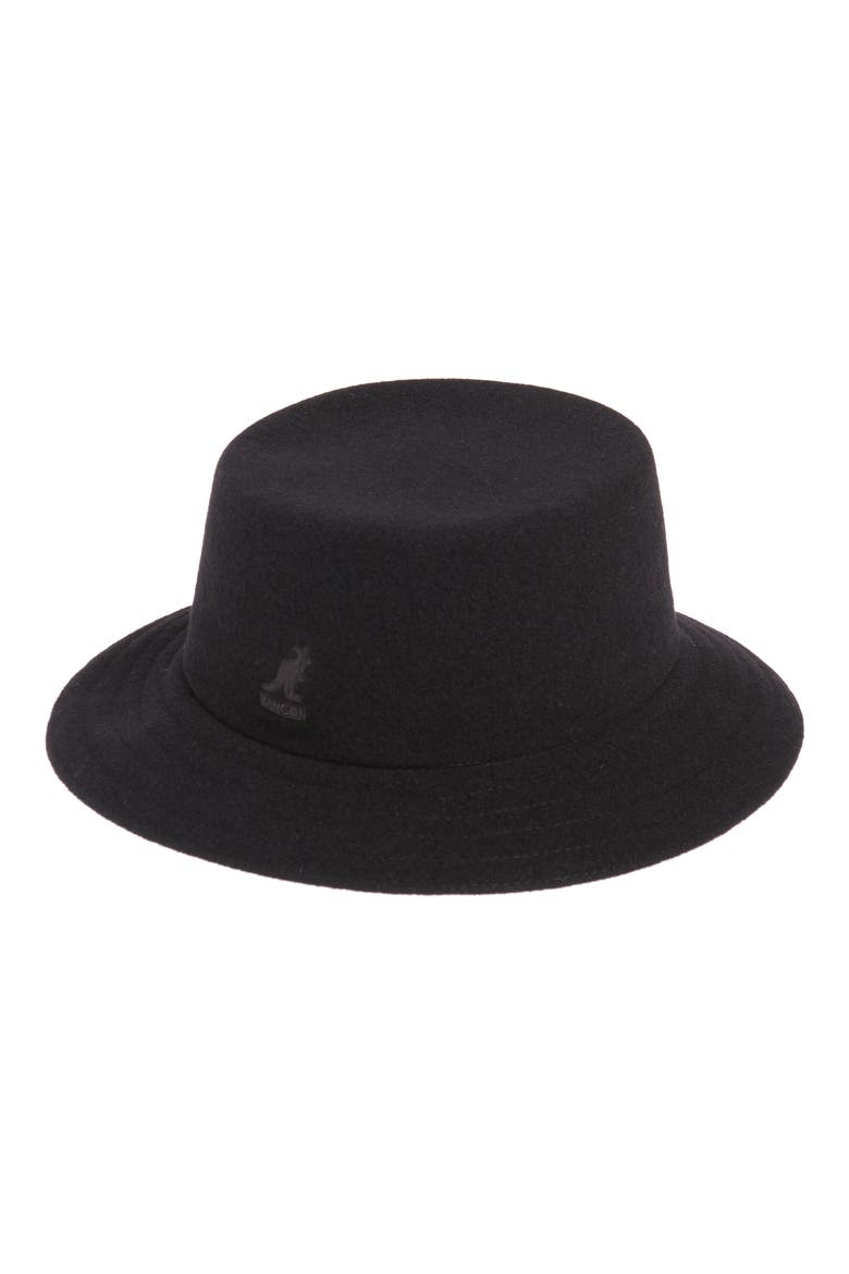 Wool Bucket Hat, Main, color, BLACK