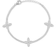 SPHERA MILANO Flower Station CZ Tennis Bracelet