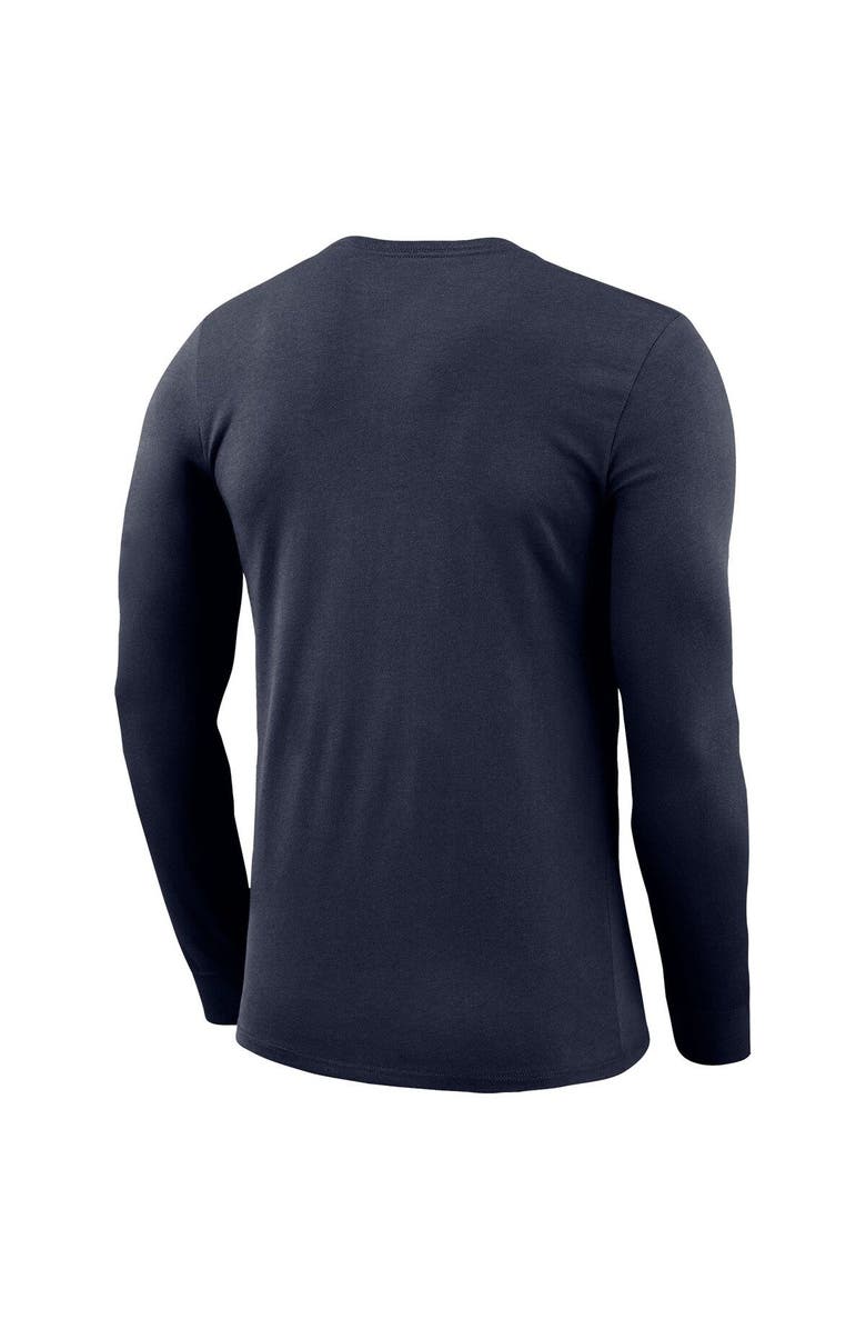 Nike Men's Nike Navy Gonzaga Bulldogs Basketball Drop Legend Long Sleeve Performance T-Shirt, Alternate, color, 