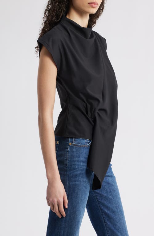 NIKKI LUND NIKKI LUND JADE ASYMMETRIC DRAPE TOP