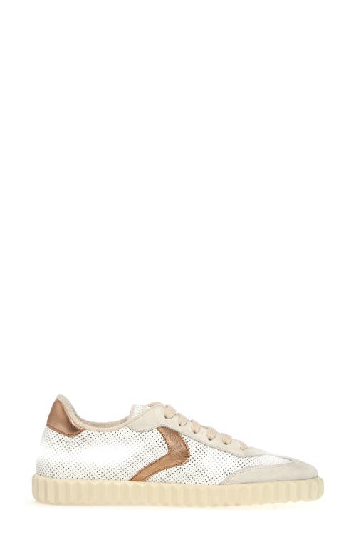VOILE BLANCHE VOILE BLANCHE INES PERFORATED LOW TOP SNEAKER 