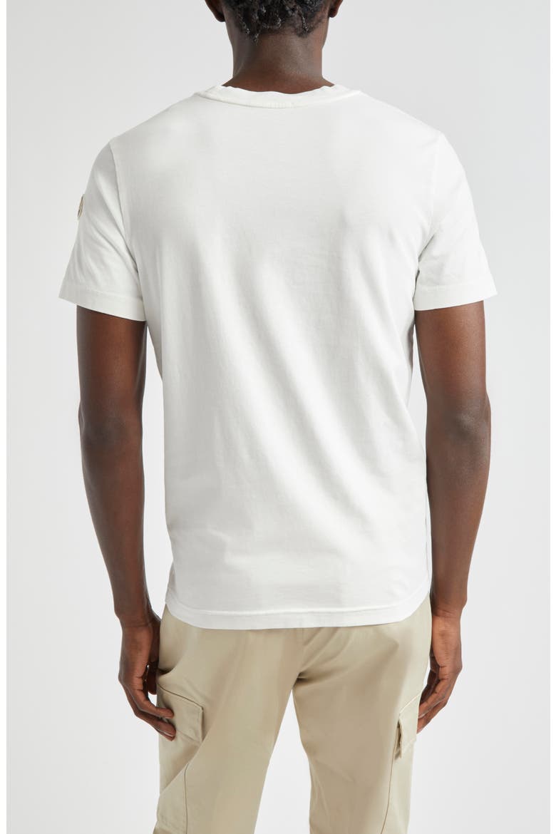 Monogram Logo Cotton T-Shirt, Alternate, color, WHITE