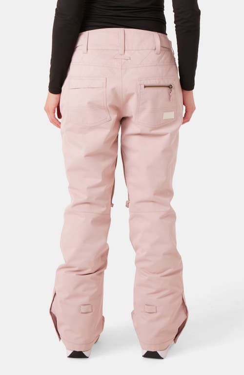 Roxy Nadia Insulated Waterproof Snow Pants In Pink