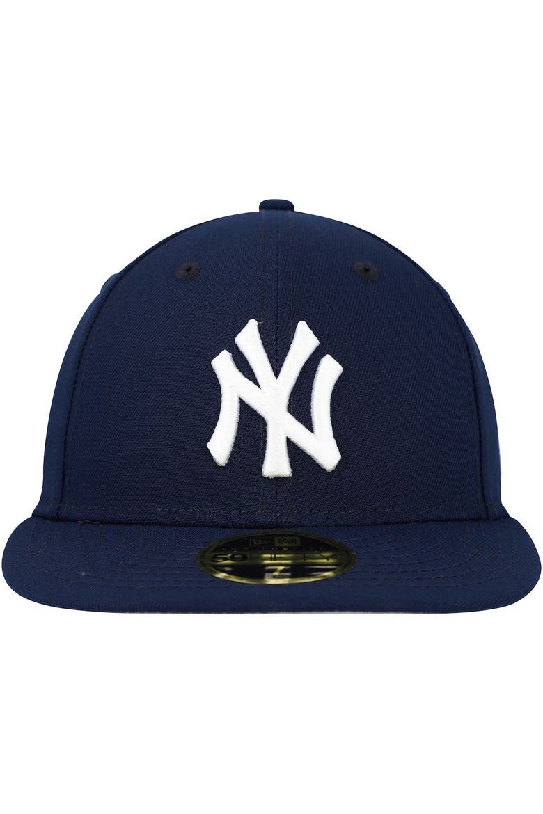 Men's New Era Navy New York Yankees Oceanside Low Profile 59FIFTY Fitted Hat, Alternate, color, Navy