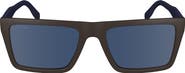 Lacoste Sport 56mm Rectangular Sunglasses