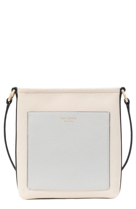 ava colorblock pebbled leather crossbody bag
