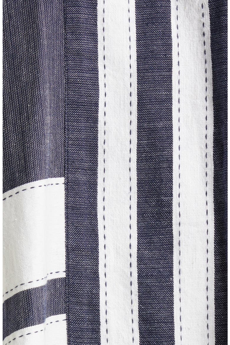 Elina Cotton Cover-Up Caftan, Alternate, color, DEBRE NAVY