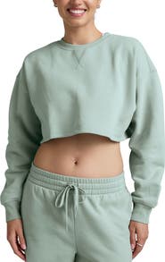 Beyond Yoga LuxeFleece Boxy Crop Sweatshirt