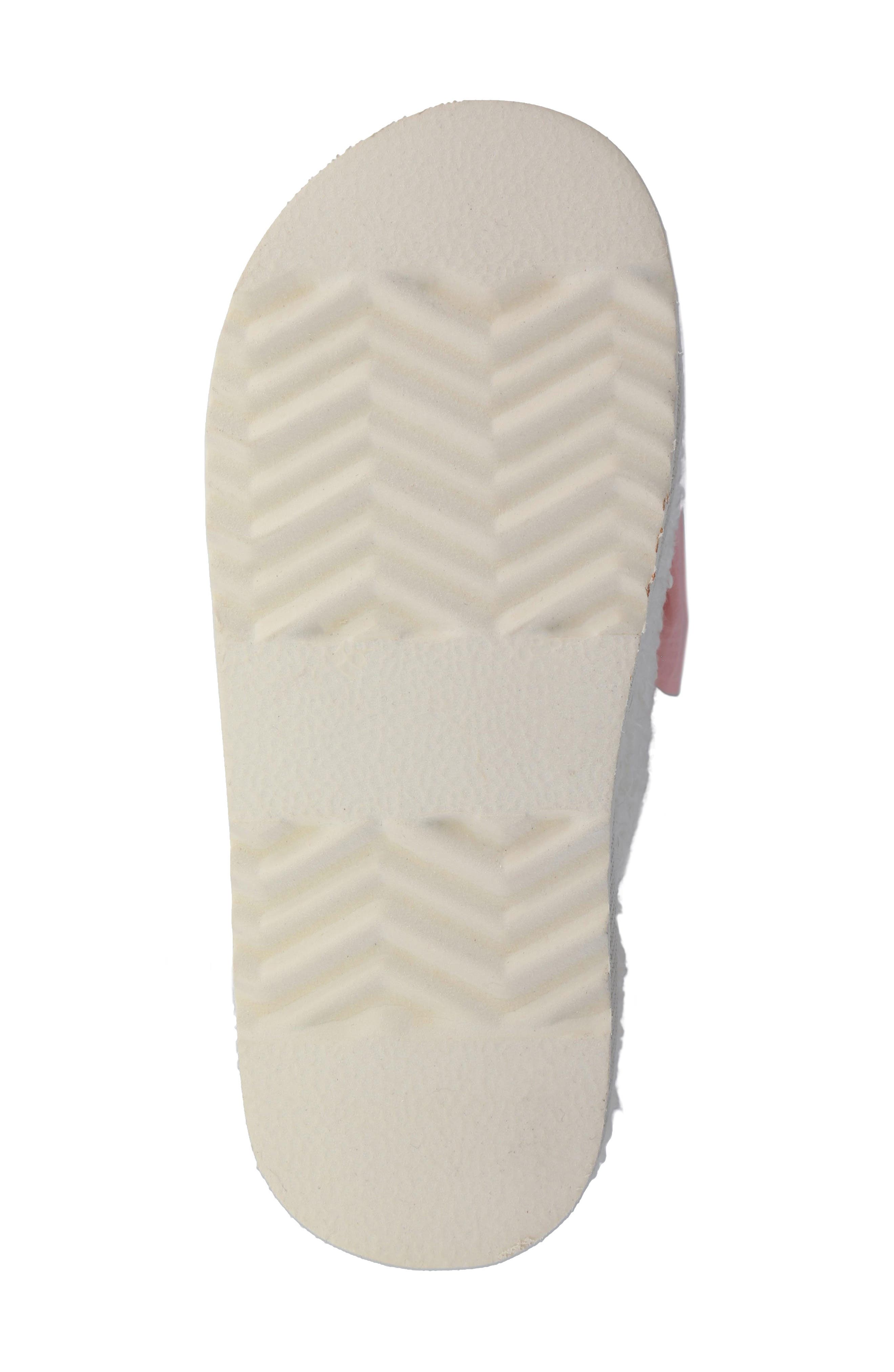 MIA Kids' Kinslee Bow Faux Shearling Slipper, Alternate, color, Cream