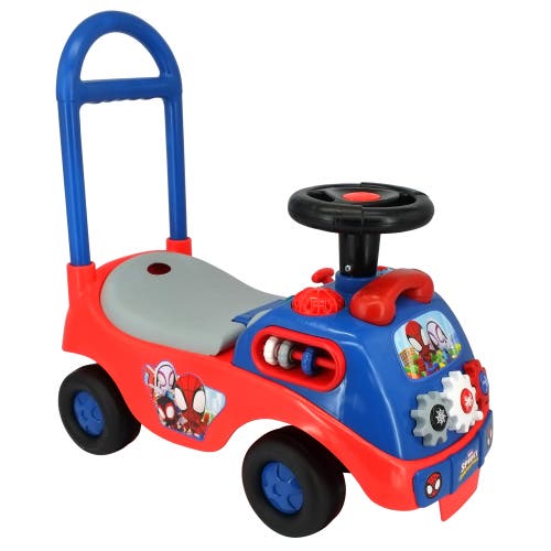 Kiddieland My First Activity Rideon Spidey Racer, Marvel Foottofloor Toy