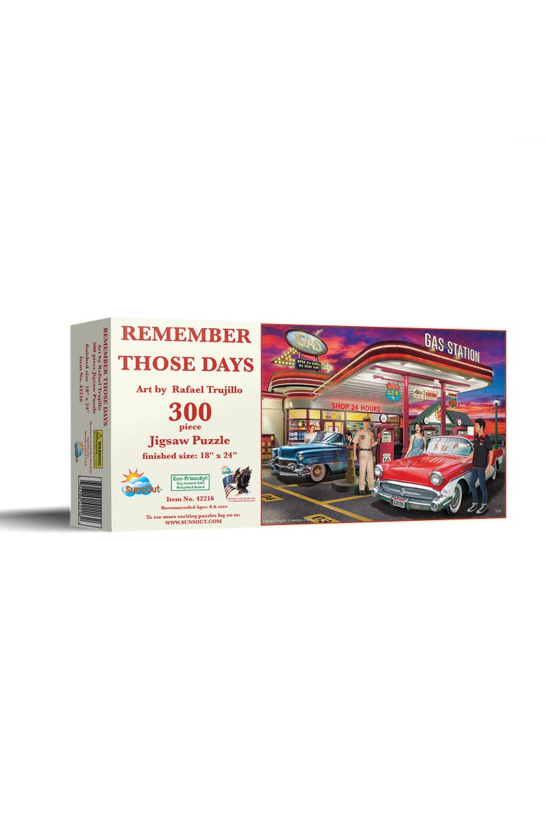 Remember Those Days 300 piece Jigsaw Puzzle for Adults, Main, color, Multicolor