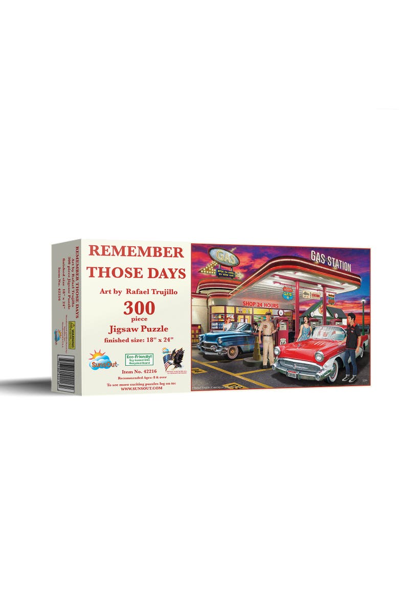 Sunsout Remember Those Days 300 piece Jigsaw Puzzle for Adults, Main, color, Multicolor