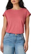 Wit & Wisdom Crochet Cap Sleeve Tee