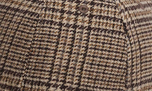 Rag & Bone Harlow Plaid Baseball Cap In Brown