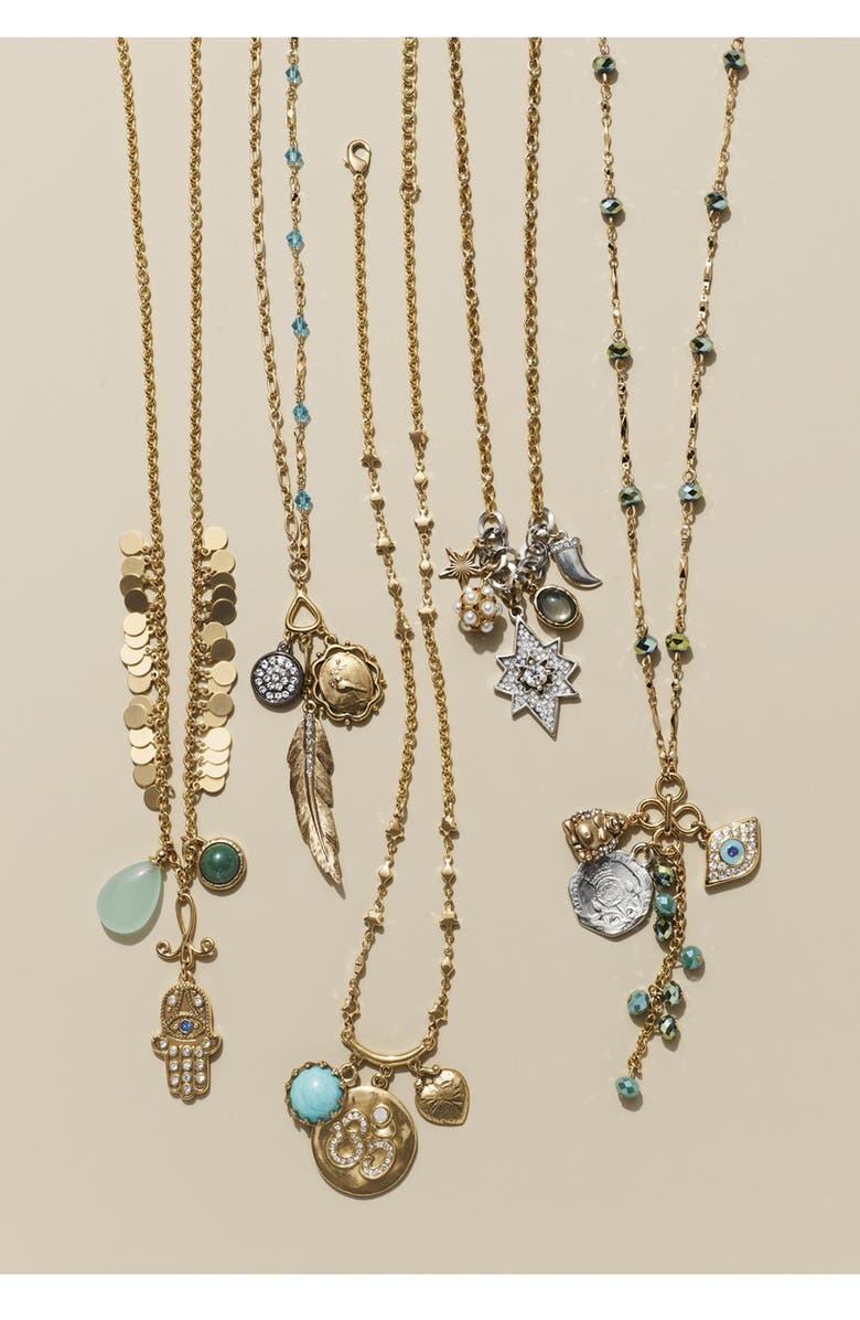 Nordstrom Star Cluster Pendant Necklace, Main, color,