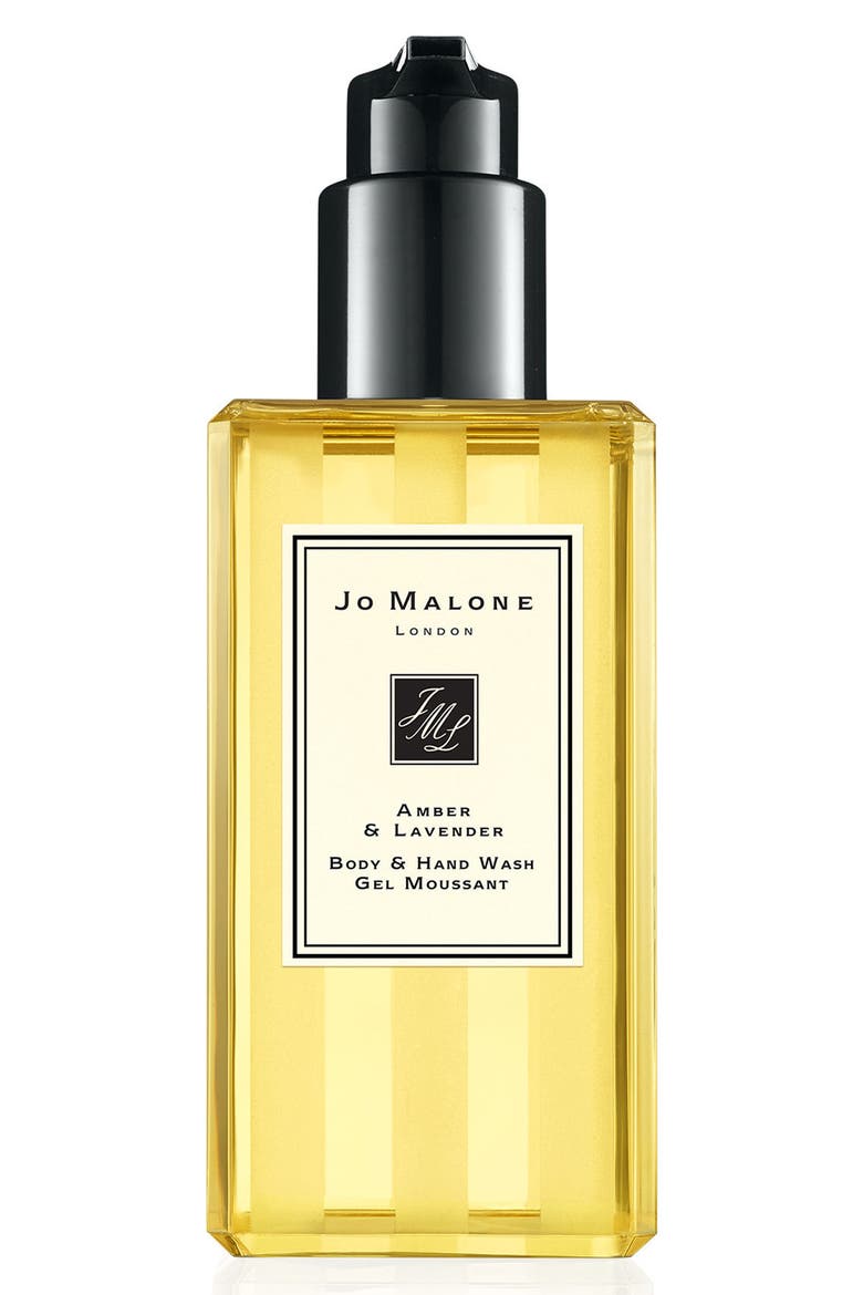 Amber & Lavender Body & Hand Wash, Main, color, NO COLOR